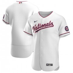 Washington Nationals Nike Alternate Authentic Team Jersey - White Washington Nationals Nike Alternate Authentic Team Jersey - White
