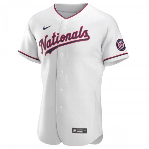 Washington Nationals Nike Alternate Authentic Team Jersey - White