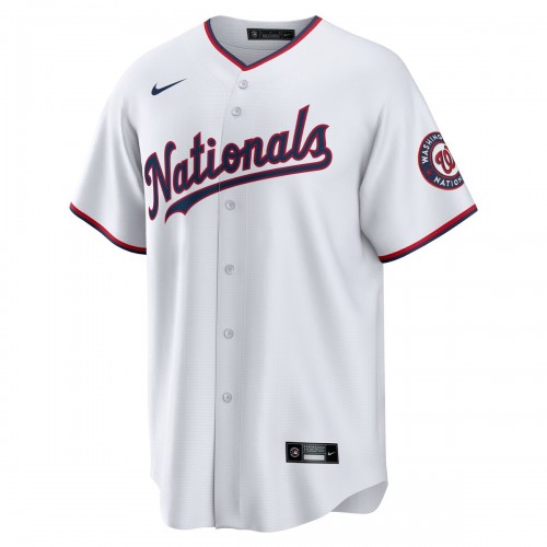 Washington Nationals Nike Home Blank Replica Jersey - White