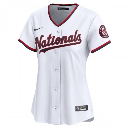 CJ Abrams Washington Nationals Nike Women's Home Limited Player Jersey – White