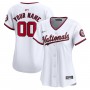 Washington Nationals Nike Women's Home Limited Custom Jersey - White