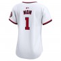 Washington Nationals Nike Women's #1 Mom Home Limited Jersey - White