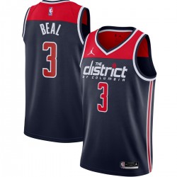 Bradley Beal Washington Wizards Jordan Brand 2020/21 Swingman Jersey - Statement Edition - Navy Bradley Beal Washington Wizards Jordan Brand 2020/21 Swingman Jersey - Statement Edition - Navy