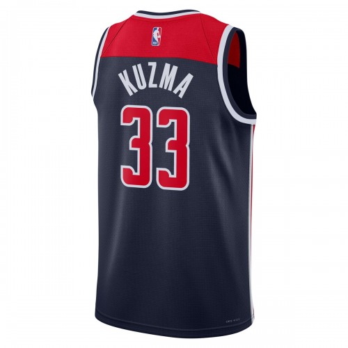 Kyle Kuzma Washington Wizards Jordan Brand 2022/23 Statement Edition Swingman Jersey - Navy