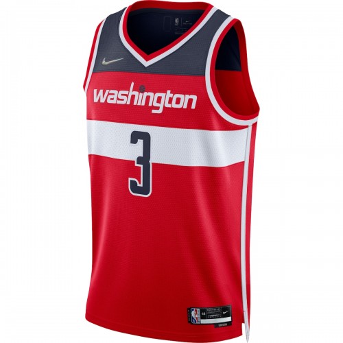 Bradley Beal Washington Wizards Nike 2021/22 Diamond Swingman Jersey - Icon Edition - Red