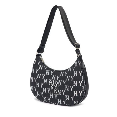 Big Classic MONOGRAM Jacquard L-Hobo Bag NEW YORK YANKEES