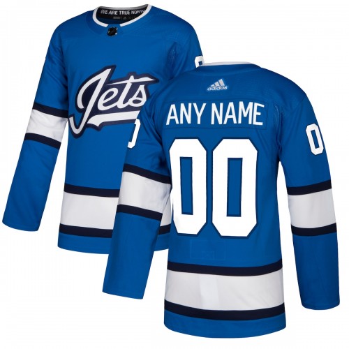 Winnipeg Jets adidas Alternate Authentic Custom Jersey - Blue