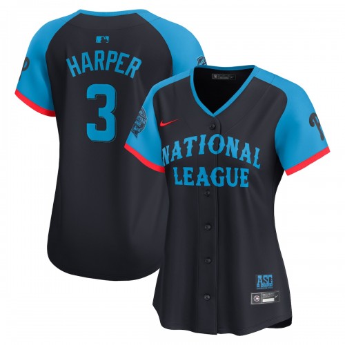 Bryce Harper National League Nike Women's 2024 MLB All-Star Game Limited Player Jersey - Navy