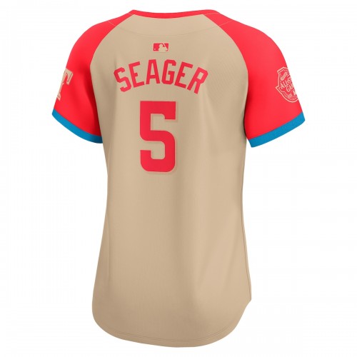 Corey Seager American League Nike Women's 2024 MLB All-Star Game Limited Player Jersey - Cream