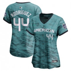 Julio Rodriguez American League Nike Women's 2023 MLB All-Star Game Limited Player Jersey - Teal Julio Rodriguez American League Nike Women's 2023 MLB All-Star Game Limited Player Jersey - Teal