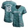 Shane McClanahan American League Nike Women's 2023 MLB All-Star Game Limited Player Jersey - Teal
