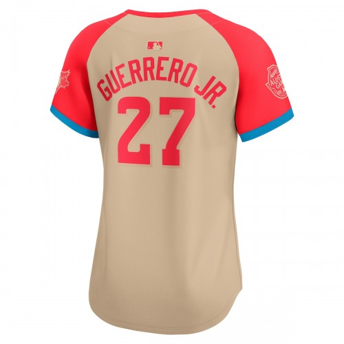 Vladimir Guerrero Jr. American League Nike Women's 2024 MLB All-Star Game Limited Player Jersey - Cream