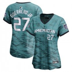 Vladimir Guerrero Jr. American League Nike Women's 2023 MLB All-Star Game Limited Player Jersey - Teal Vladimir Guerrero Jr. American League Nike Women's 2023 MLB All-Star Game Limited Player Jersey - Teal