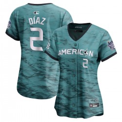 Yandy Díaz American League Nike Women's 2023 MLB All-Star Game Limited Player Jersey - Teal Yandy Díaz American League Nike Women's 2023 MLB All-Star Game Limited Player Jersey - Teal
