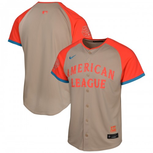 American League Nike Youth 2024 MLB All-Star Game Limited Jersey - Cream