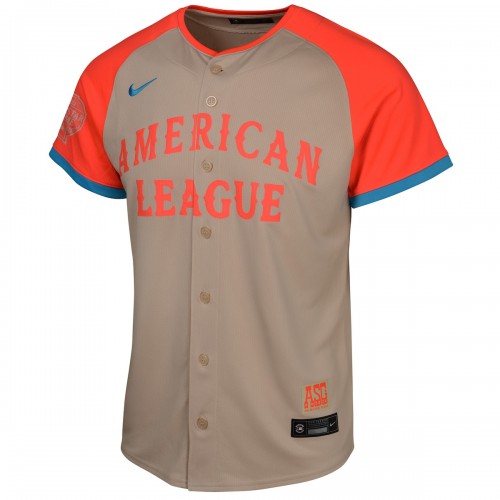 American League Nike Youth 2024 MLB All-Star Game Limited Jersey - Cream