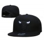 Black Chicago Bulls Black & White Horn Adjustable Snapback Hat
