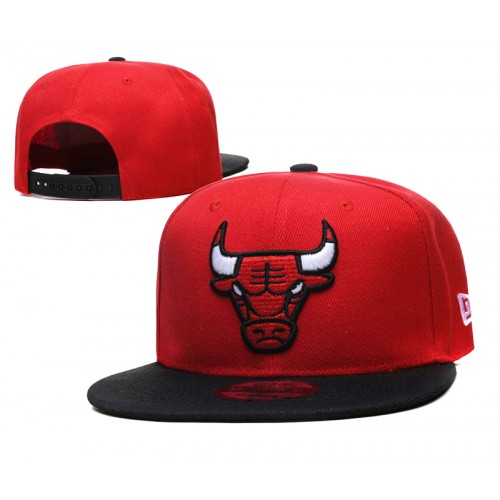 Chicago Bulls Men's Two Tone Black/Red Snapback Hat
