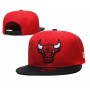 Chicago Bulls Men's Two Tone Black/Red Snapback Hat