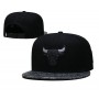 Men's Mitchell & Ness Black Chicago Bulls True Hook Snapback Hat
