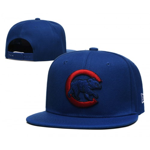 Men's Chicago Cubs Royal Scored Snapback Hat