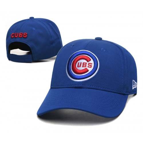Men's Royal Chicago Cubs Club Logo Adjustable Hat
