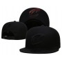 Cleveland Cavaliers Logo Under Visor Black On Black Snapback Hat