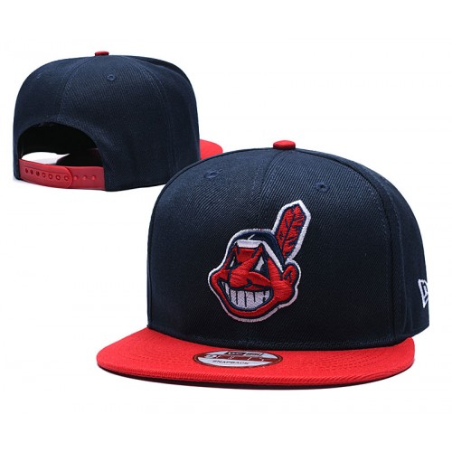 Cleveland Indians Two Tone Navy/Red Snapback Hat