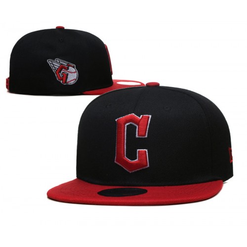 Men's Navy/Red Cleveland Guardians On-Field Snapback Hat