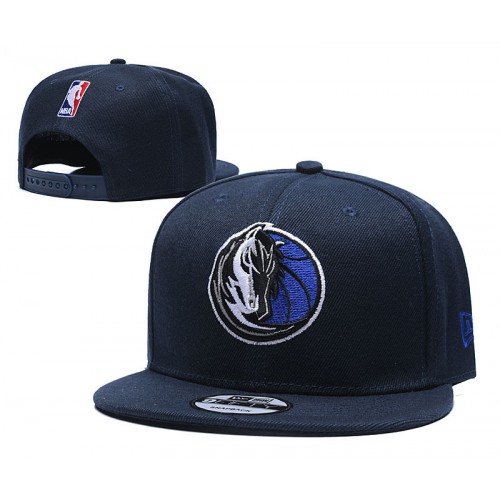 Dallas Mavericks Men NBA Team Color Navy Basic Snapback Cap