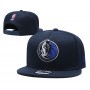 Dallas Mavericks Men NBA Team Color Navy Basic Snapback Cap