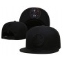 Denver Nuggets Logo Under Visor Black on Black Snapback Cap