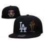 LA Dodgers Anniversary Palm Tree Black Snapback Cap
