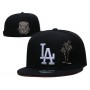 LA Dodgers Anniversary Palm Tree Black Snapback Cap