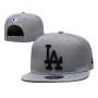 LA Dodgers Basic Logo Storm Gray Snapback Hat