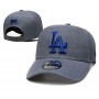Los Angeles Dodgers Gray Blue Logo Adjustable Hat