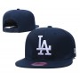 Los Angeles Dodgers Navy White Logo Snapback Hat