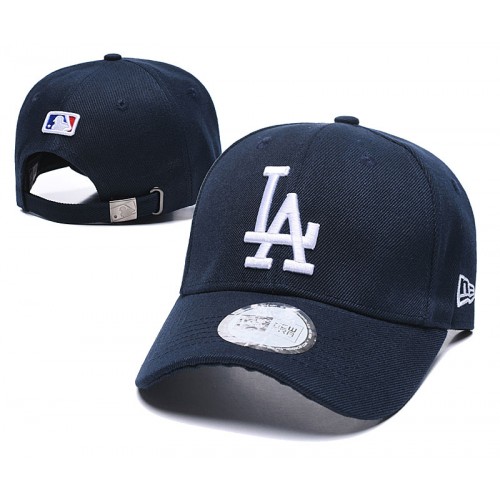 Los Angeles Dodgers Navy White Logo Adjustable Hat