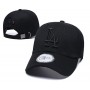 Los Angeles Dodgers Black on Black Adjustable Hat