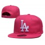 Los Angeles Dodgers Essential Pink Snapback Hat