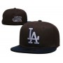 LA Dodgers World Series 1981 2 Tone Brown/Navy Snapback Hat