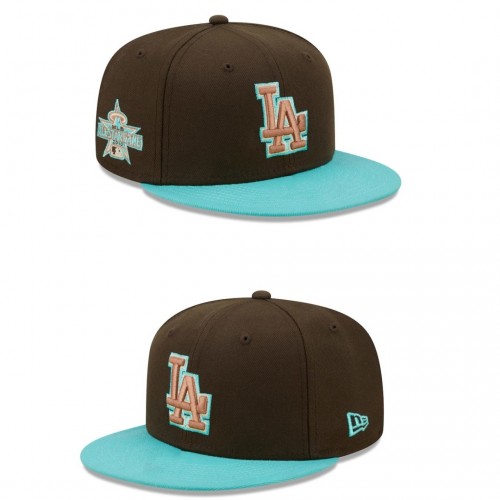 Los Angeles Dodgers Brown/Mint Walnut Mint Snapback Hat