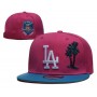 Los Angeles Dodgers 50th Anniversary Palm Tree 2Tone Pink/Blue Snapback Hat