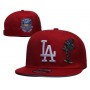 Los Angeles Dodgers 50th Anniversary Palm Tree Red Snapback Hat