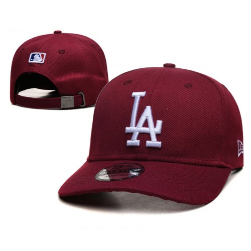 Los Angeles Dodgers Maroon A Frame Adjustable Cap