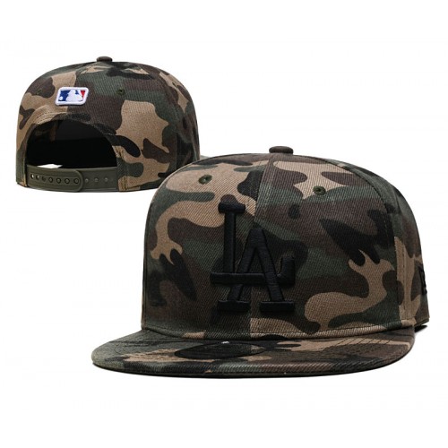 Los Angeles Dodgers Camouflage Snapback Hat