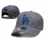 Los Angeles Dodgers Charcoal Gray MVP Wool Hat Adjustable Cap