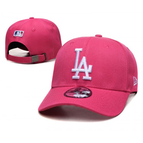 Los Angeles Dodgers Essential Magenta Adjustable Hat