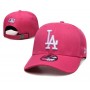 Los Angeles Dodgers Essential Magenta Adjustable Hat