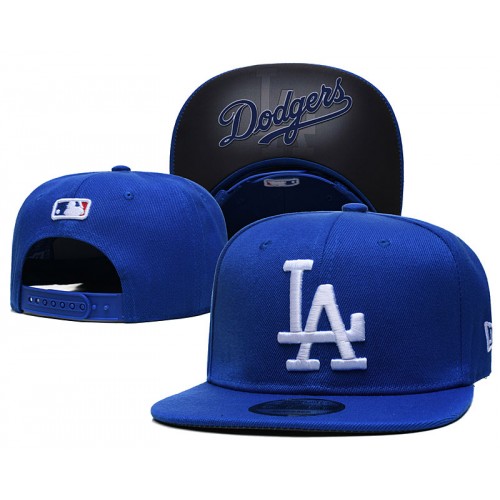 Los Angeles Dodgers Logo Under Visor Royal Snapback Hat